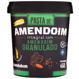 Pasta De Amendoim Integral Granulado Mandubim 450g