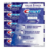Pasta De Dente Crest 3d White 147g Pack Com 5