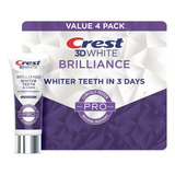 Pasta De Dente Crest 3d White Brilliance, Pacote De 85 G Com
