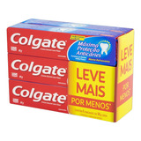 Pasta De Dentes Colgate Máxima Proteção Anticáries Menta Refrescante Em Creme Pacote X 6 540 G
