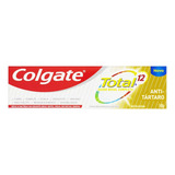 Pasta De Dentes Colgate Total 12 Creme Dental Total 12 Anti Tártaro Em Creme 140 G