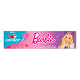 Pasta De Dentes Infantil Condor Kids+ Barbie Morango Em Gel Sem Glúten 50 G