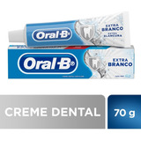 Pasta De Dentes Oral-b Extra Branco Em Creme Sem Glúten 70 G