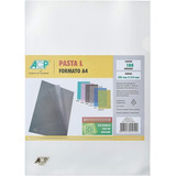 Pasta Em L Plástica Protetor Documento C/100 A4 Transparente