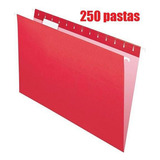 Pasta Suspensa Pendaflex Essentials Vermelho H.metal 250