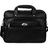 Pasta Tiracolo Executiva Notebook 16 Couro Pu Masculino Cor Preto