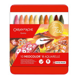 Pastel Aquarelável Caran D'ache Neocolor Ii Warm Beya Rebai