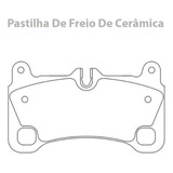 Pastilha De Freio Traseira Porsche Cayenne Gts 4.8 V8 298cv