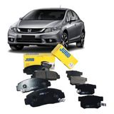 Pastilha Freio Dianteira Traseira Honda Civic 2012 2013 2014