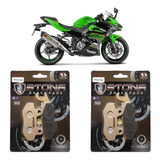 Pastilhas De Freio Diant/tras Semi Stona Kawasaki Ninja 400