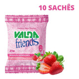 Pastilhas Valda Friends Morango Saches! Caixa 10 X 25g