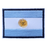 Patch Bandeira Da Argentina Bordado E