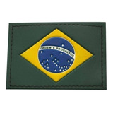 Patch Bandeira Do Brasil Cia Militar