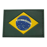 Patch Bandeira Do Brasil Cia Militar