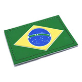 Patch Bandeira Do Brasil Emborrachada - Bélica