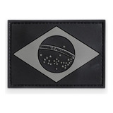 Patch Bandeira Do Brasil Emborrachada Farda