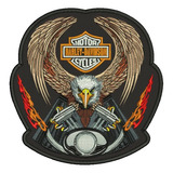 Patch Bordado - Harley Davidson Aguia 