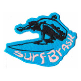 Patch Bordado - Surfista Prancha Surf