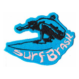 Patch Bordado - Surfista Prancha Surf