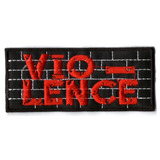 Patch Bordado - Vio-lence Violence - Logo - P2 - Importado