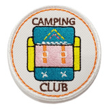 Patch Bordado Aplique Termocolante Camping Club