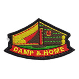Patch Bordado Aplique Termocolante Camping Home
