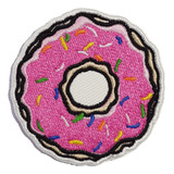 Patch Bordado Aplique Termocolante Rosquinha Donuts