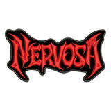 Patch Bordado Banda Nervosa (rock, Metal, Gótic)