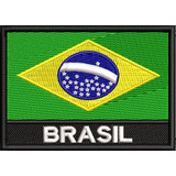 Patch Bordado Bandeira Brasil Ou Seu Estado C/nome Ban466