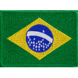 Patch Bordado Bandeira Brasil Todos Estados
