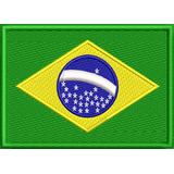 Patch Bordado Bandeira Brasil Todos Estados