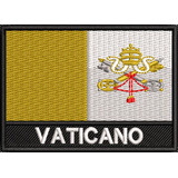 Patch Bordado Bandeira Vaticano Moto Clube