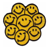 Patch Bordado Camiseta Jaqueta Calça Jeans Emoji Smiles