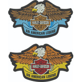 Patch Bordado Harley Davidson Águia Jaqueta