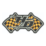 Patch Bordado Harley Davidson Bandeira Lar Hdm076l100a050