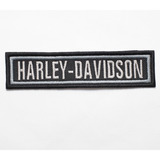 Patch Bordado Harley Davidson Tarjeta Cinza Hdm070l140a030