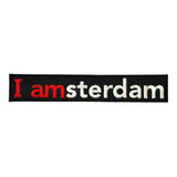 Patch Bordado I Amsterdam Tag Para Mochilas Malas Viagens