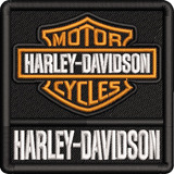 Patch Bordado Mini Brasão Harley Davidson Motociclista Hd38