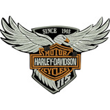 Patch Bordado Motociclista Harley Davidson 0230 Grande