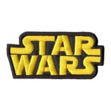 Patch Bordado Star Wars Logo Para Camiseta Jaqueta