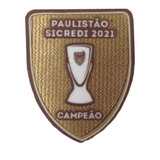 Patch Campão Paulista 2021 3d Aveludado 