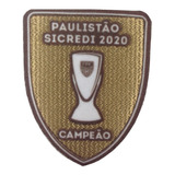 Patch Campeão Paulista 2020 3d Aveludado 