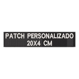 Patch Com Velcro 20x4cm Personalizado