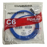 Patch Cord Premium Cat6 2,0m Azul Gigalan Furukawa