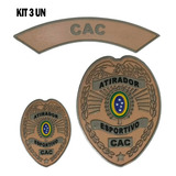 Patch Emborrachado Kit Cac 68x90mm/60x45 (verde