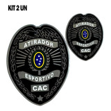 Patch Emborrachado Kit Cac 68x90mm/60x45 (verde