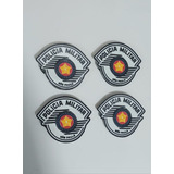 Patch Emborrachado Policia Militar