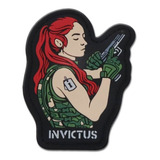 Patch Emborrachado Tactical Collection Invictus Original