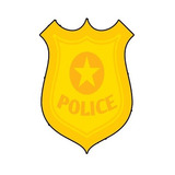 Patch Estampado Distintivos Policiais Termocolante, Adesivos