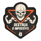 Patch Invictus Emborrachado Colecionável Variados Brevê